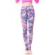 CPG Global Women's Gyg Legging Sport Running Pants Yoga  Purple Floral Print  Slim Fit HK26
