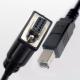 OEM RS232 POS Machine Cable 1.8m DB9 Female To USB 2.0 B Male Type