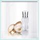 Clear Frosted Perfume Spray Bottles Refill Glass Fine Mist With Anodized Aluminum Cap