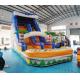 ODM Outdoor Inflatable Water Slides Palm Tree Bouncy Castle