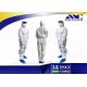 Chemical Disposable Isolation Gowns Coverall / Safety Cloth Disposable Surgery Gowns