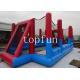 Red Inflatable Sports Games , PVC Tarpaulin Inflatable Football Field
