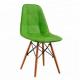 Exquisite High Back Wooden Dining Chairs With High Toughness PP Seating Surface