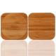 Bamboo Wireless Mobile Charger for Qi Enable Smartphone OEM / ODM Acceptable