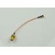 SMA Female To MMCX  Male Right Angle RF Cable Assembly RG 178 Cable