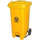 100L waste bin with wheels and  pedal