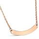 New Fashion Tagor Jewelry 316L Stainless Steel Pendant Necklace TYGN136