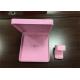 Luxury Pink Plastic Earring Storage Box , Eco - Friendly Ladies Jewellery Box