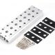 Aircraft-grade Aluminum / Stainless Steel Manifold Block Flow Channels Modular Structure