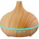 Ultrasonic ABS PP 0.65A 50ml/H Wood Aromatherapy Diffuser