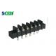 300V 20A Black Barrier Type Power Terminal Blocks 9.525mm Pitch OEM ODM