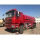 6x4 F3000 Fuel Oil Truck 340Hp Euro II Red SHACMAN Oil Container Truck