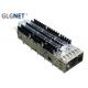 EMI Tabs Heat Sink Single Port SFP28 Cage 18.75 mm For QSFP28 Connector