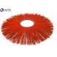 10 25 Bobcat Sweeper Brush Flat Wafer Flat Ring Sweeper Broom Brushes PP Steel Mix Wire Galvanized Iron Fastening