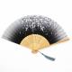Decorative Silk Foldable Hand Fans open 38cm Bamboo Hand Fan With Butterfly Flower