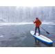 SCT Inflatable SUP Board Staying Safe Cold Weather Snowboard Paddle