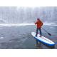 SCT Inflatable SUP Board Staying Safe Cold Weather Snowboard Paddle