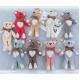 Lightweight Soft Toy Keychain Various Color 100% Cotton Material Kawaii Design