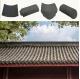 Plain Snow Resistant Chinese Clay Roof Tiles Fireproof