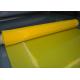 80T Yellow Polyester Silk Screen Printing Mesh For Textile Printing , 30-70m/ Roll