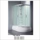 Reversible Steam Shower Cabin Free Standing Shower Enclosure With Oval Tray