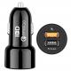 PC Fire Proof Material High Output USB Car Charger Multi Color For Smartphones