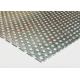 Staggered Round Perforated Metal , Round Steel Mesh Multifunctional High Ventilation