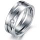 Tagor Jewelry Super Fashion 316L Stainless Steel  Ring TYGR092