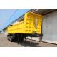 TITAN 2 axles 3 axles 40 cubic meter tipper trailer with 30 ton 40 ton capacity