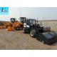 China mini wheel loader with bucket sweeper attachments for sale