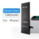 1960mAh Capacity Iphone Li Ion Battery 0 Cycle 100% Battery Health IOS 12 13