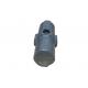 Dark Gray Aluminum  Tubing Connectors Aluminum Pipe Connector Smooth Surface
