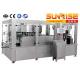18 Heads Filling And Sealing Machine , 7.5kw Beverage Can Filling Machine