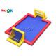 Kids Inflatable Games 10x7x2.5mH Digital Printing Inflatable Football Field For Kids
