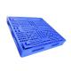 Blue Single Side 1100 X 1100 Plastic Pallets For Warehouse Stockpile HDPE