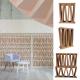 Red Terracotta Facade Bricks Clay Building Breeze Block For House Cafe & Office Decoration