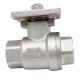 Normal Temperature SS304/SS316 Stainless Steel Threaded 2PC Two Piece Ball Valve