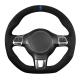 2017- Year Soft Suede Steering Wheel Cover for JETTA GTI Tiguan Easy Installation