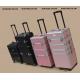 Aluminum Rolling Travel Makeup Cosmetic Case With Trolley