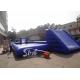 Funny Children Inflatable Games , Blue Inflatable Water Soap Soccer Field