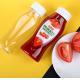 PETG Clear Ketchup Plastic Seasoning Bottles ODM 450ml