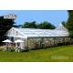 Romance Thematic Aluminum Wedding Party Tent / Cream White Luxury Wedding Tents