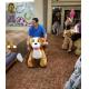 Hansel  luna park equipment plush animal electronic dog toy rides for sale