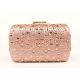 Bling Champagne Rhinestone Clutch Evening Bag , Hot Fixed Box Clutch Evening Bags