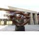 Artificial Style Painted Copper Art Sculpture For Outdoor Lawn Ornament