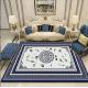 Chinese Style Ancient Classic Crystal Velvet Floor Carpets For Sofa Living Room