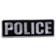 Laser Cut Personalised Police Velcro Patches Handmade Embroidered Police Badge