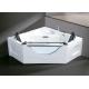 Portable Whirlpool Massage Bathtub 2 people Corner Installation