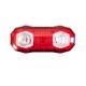 Super Bright Rechargeable Rear Bike Lights ABS Material Li - Poly 630mah Battery