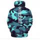 Hot sale custom polyester fleece pullover casual wholesale hoodies hunting camouflage clothing